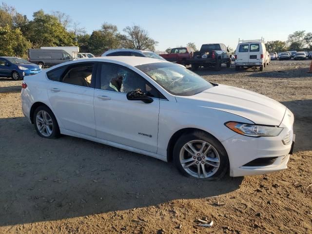 2018 Ford Fusion SE Hybrid