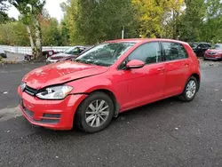 Volkswagen salvage cars for sale: 2017 Volkswagen Golf S