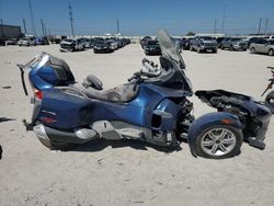 Salvage motorcycles for sale at Haslet, TX auction: 2011 Can-Am Spyder Roadster RT