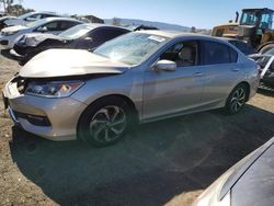 Salvage cars for sale at San Martin, CA auction: 2017 Honda Accord EXL