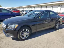 Salvage cars for sale at Louisville, KY auction: 2015 Mercedes-Benz C 300 4matic