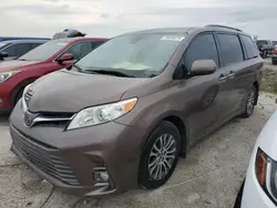 Toyota Sienna xle salvage cars for sale: 2018 Toyota Sienna XLE