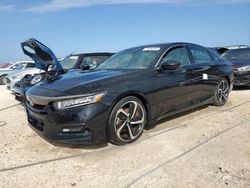 Flood-damaged cars for sale at auction: 2018 Honda Accord Sport