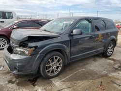 Salvage cars for sale at Woodhaven, MI auction: 2018 Dodge Journey GT