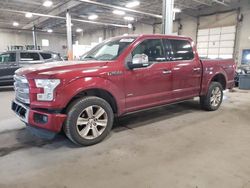 Salvage cars for sale at Blaine, MN auction: 2015 Ford F150 Supercrew