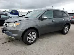 Flood-damaged cars for sale at auction: 2007 Acura MDX