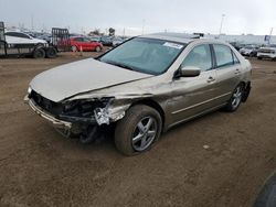 Honda Vehiculos salvage en venta: 2005 Honda Accord EX