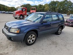 Subaru salvage cars for sale: 2005 Subaru Forester 2.5X