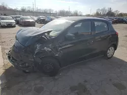 Salvage cars for sale at Fort Wayne, IN auction: 2015 Mitsubishi Mirage DE