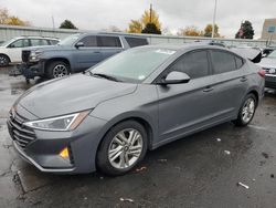 Salvage cars for sale at Littleton, CO auction: 2020 Hyundai Elantra SEL