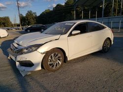 Salvage cars for sale at Savannah, GA auction: 2017 Honda Civic EX