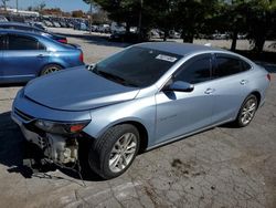 Salvage cars for sale at Lexington, KY auction: 2018 Chevrolet Malibu LT