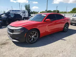 Salvage cars for sale at Miami, FL auction: 2015 Dodge Charger SXT