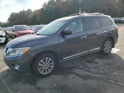 Salvage cars for sale at Exeter, RI auction: 2014 Nissan Pathfinder S