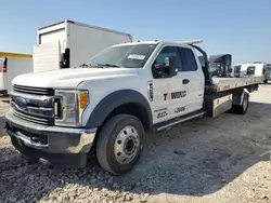 Salvage trucks for sale at Grand Prairie, TX auction: 2017 Ford F550 Super Duty