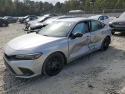 Salvage cars for sale at Ellenwood, GA auction: 2022 Honda Civic Sport