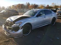 Salvage cars for sale at Chalfont, PA auction: 2015 Infiniti Q70 3.7