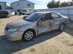 Toyota salvage cars for sale: 2002 Toyota Camry LE