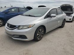 Salvage cars for sale at Riverview, FL auction: 2015 Honda Civic EX