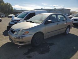 Salvage cars for sale at Martinez, CA auction: 2004 Toyota Corolla CE