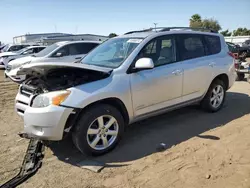 Salvage cars for sale at San Diego, CA auction: 2008 Toyota Rav4 Limited