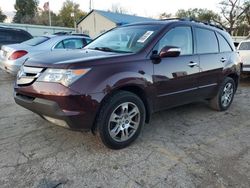 Salvage cars for sale at Wichita, KS auction: 2009 Acura MDX Technology