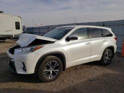 Toyota salvage cars for sale: 2018 Toyota Highlander LE