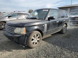 Land Rover salvage cars for sale: 2007 Land Rover Range Rover HSE