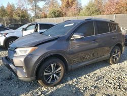 Salvage cars for sale at Waldorf, MD auction: 2016 Toyota Rav4 XLE