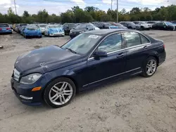 Mercedes-Benz salvage cars for sale: 2013 Mercedes-Benz C 300 4matic