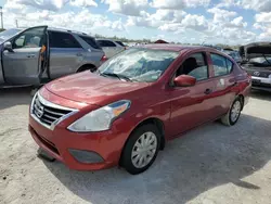 Salvage cars for sale at Arcadia, FL auction: 2017 Nissan Versa S