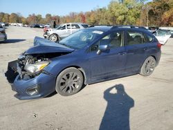 Salvage cars for sale at Ellwood City, PA auction: 2013 Subaru Impreza Sport Premium