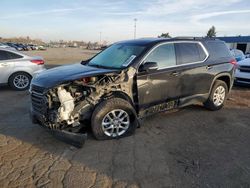 Salvage cars for sale at Woodhaven, MI auction: 2019 Chevrolet Traverse LT