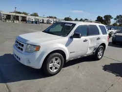 Salvage cars for sale from Copart Sacramento, CA: 2009 Ford Escape Hybrid