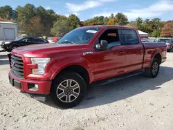 Salvage cars for sale at Mendon, MA auction: 2017 Ford F150 Supercrew