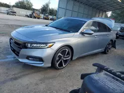 Honda salvage cars for sale: 2019 Honda Accord Sport