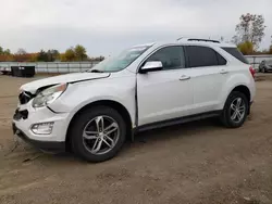 Salvage cars for sale at Columbia Station, OH auction: 2016 Chevrolet Equinox LTZ