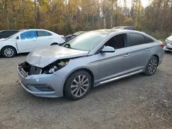 Salvage cars for sale at Cookstown, ON auction: 2016 Hyundai Sonata Sport