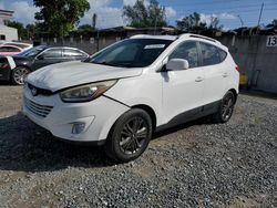 Salvage cars for sale at Opa Locka, FL auction: 2015 Hyundai Tucson Limited