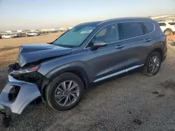 Salvage cars for sale at San Diego, CA auction: 2019 Hyundai Santa FE Limited