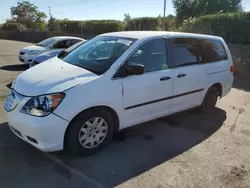 Salvage cars for sale at San Martin, CA auction: 2008 Honda Odyssey LX