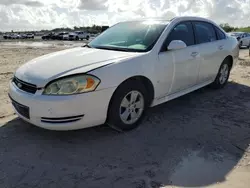 Salvage cars for sale at West Palm Beach, FL auction: 2009 Chevrolet Impala 1LT