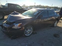 Salvage cars for sale at Indianapolis, IN auction: 2014 Nissan Maxima S