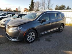 Chrysler salvage cars for sale: 2017 Chrysler Pacifica Touring L Plus