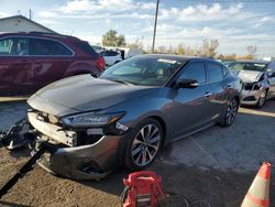 Nissan salvage cars for sale: 2019 Nissan Maxima S