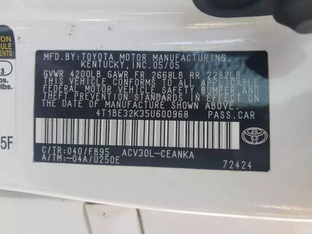 2005 Toyota Camry LE