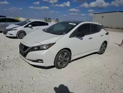 Nissan salvage cars for sale: 2020 Nissan Leaf SV Plus