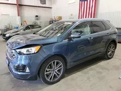 Ford Edge Titanium Vehiculos salvage en venta: 2019 Ford Edge Titanium