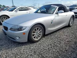 Salvage cars for sale at Riverview, FL auction: 2005 BMW Z4 2.5