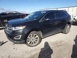 Salvage cars for sale at Kansas City, KS auction: 2015 Ford Edge Titanium